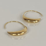 Crescent Hoop Earrings