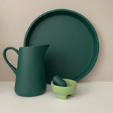 Spruce Green Resin Pitcher