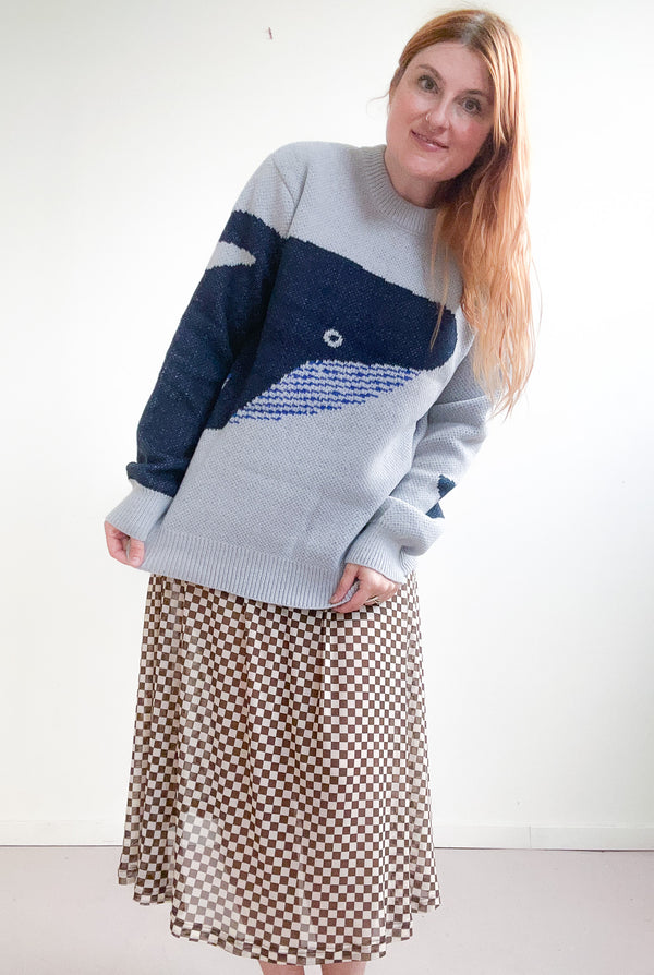 Blue Whale Sweater