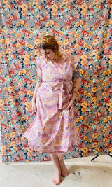 Francis Dress in Lavender Garden Twill