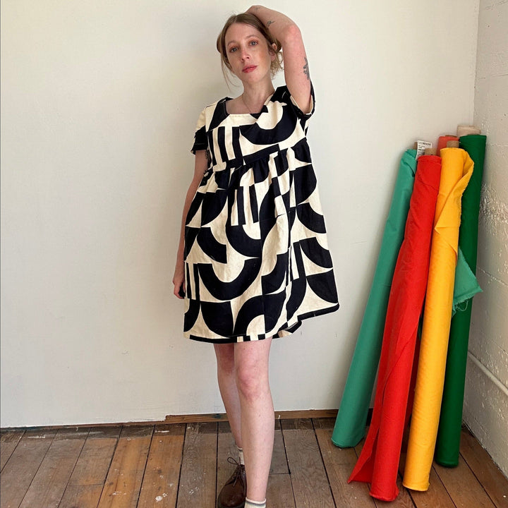 Billie Dress - Childs Play B/W