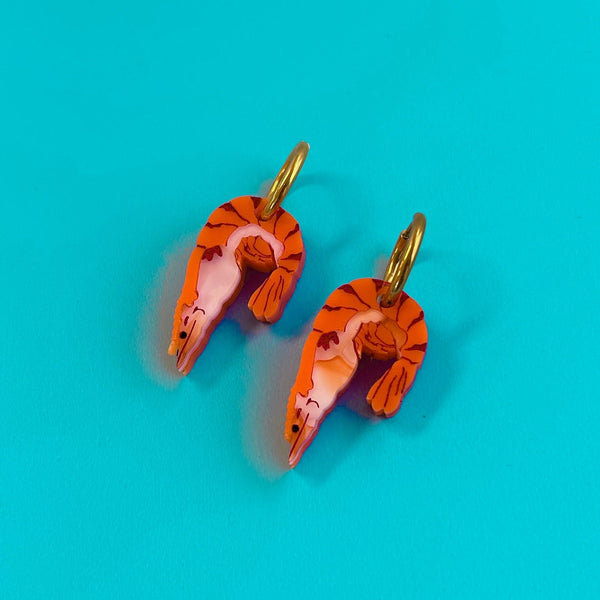 Mini Shrimp Earrings