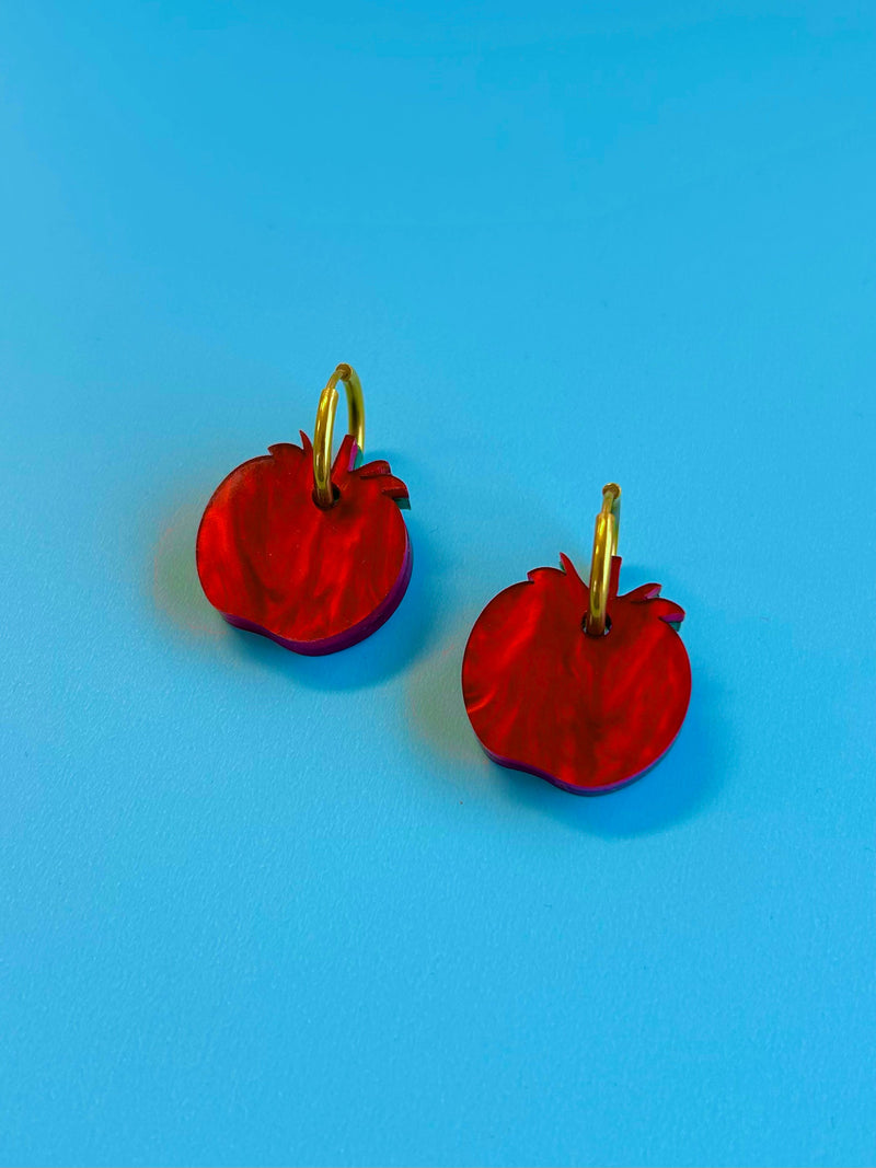 Cherry Tomato Earrings