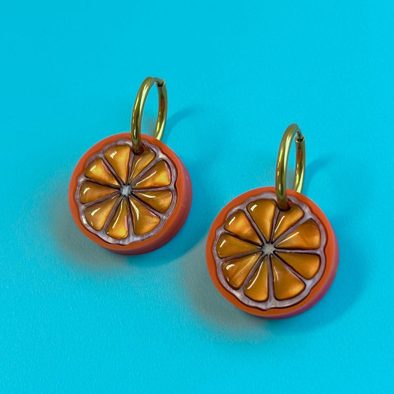 Citrus Earrings (Lemon, Lime, Orange)