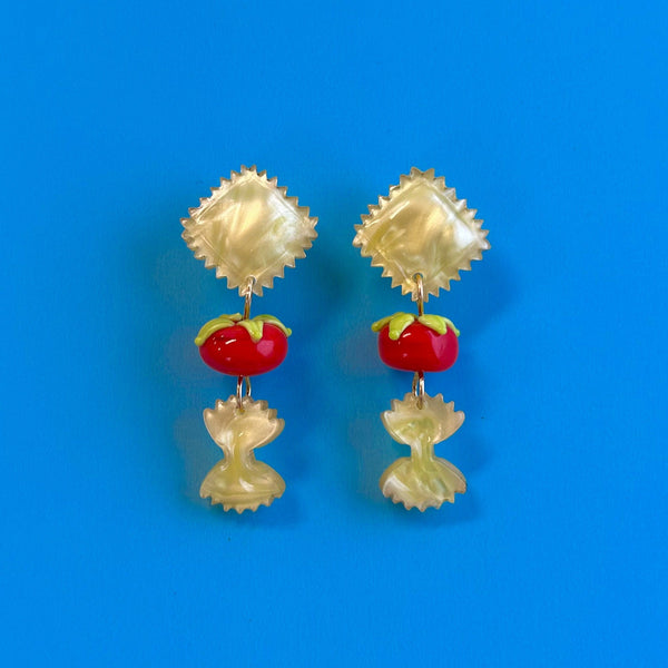 Mini Pasta Dangle Earrings