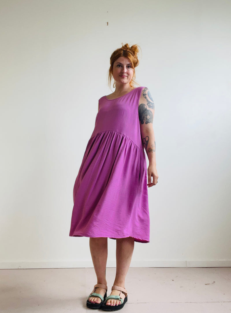 Meredith Dress in Vibrant Orchid