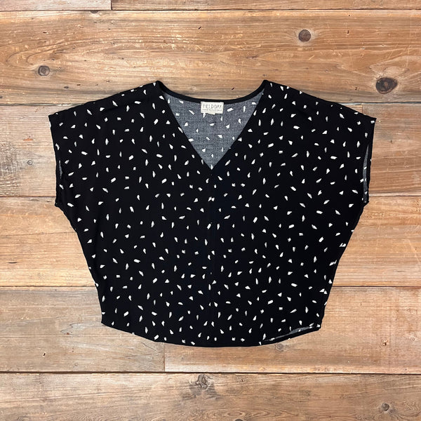 Dolman Top in Abstract Dot