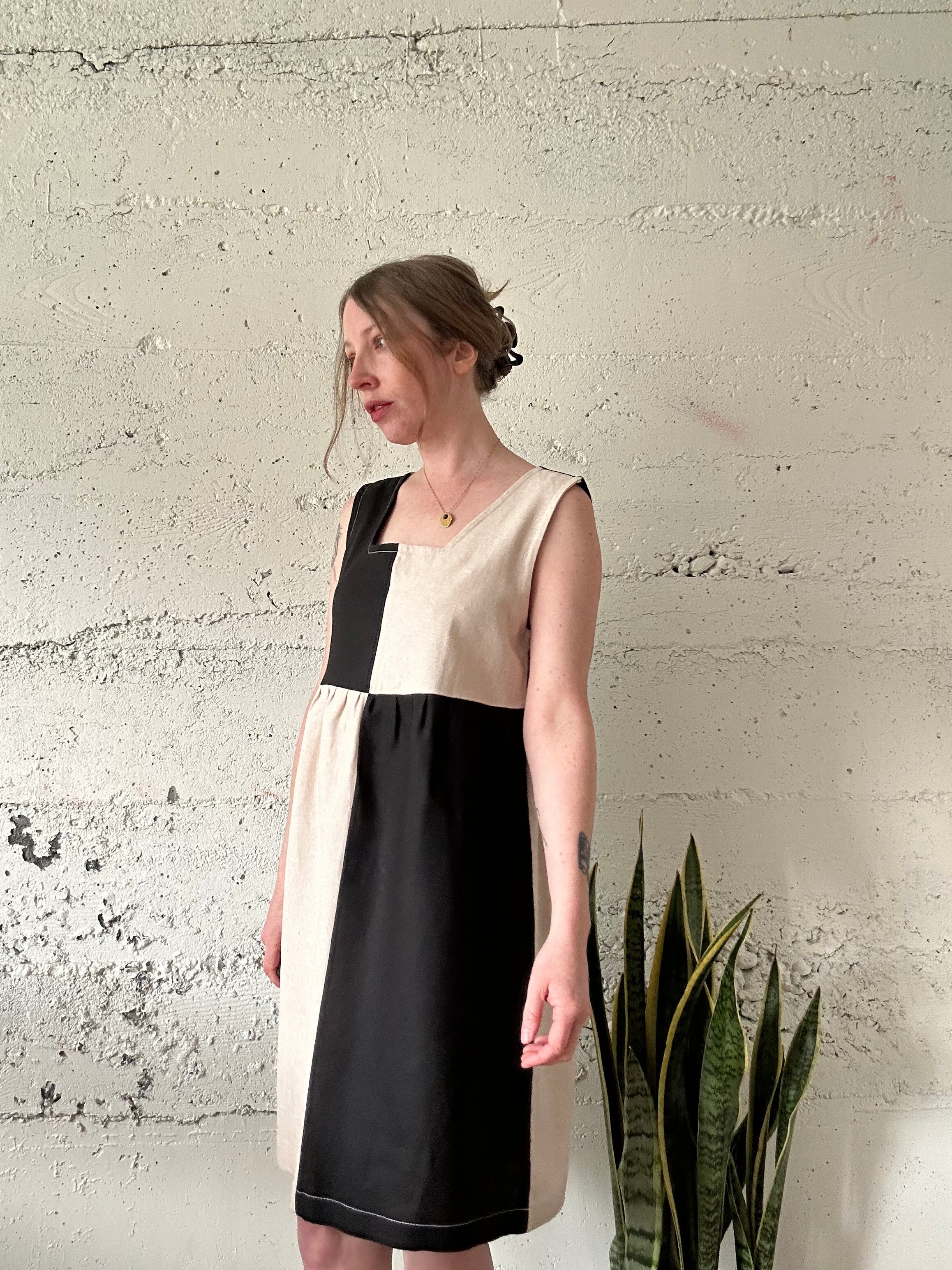 Quilted Bobbie Dress B W L