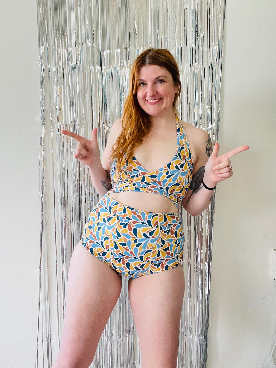 Selka Swimsuit in Blue Honey
