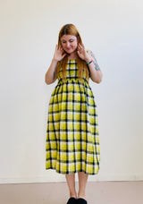 Leah in Bumblebee Checker