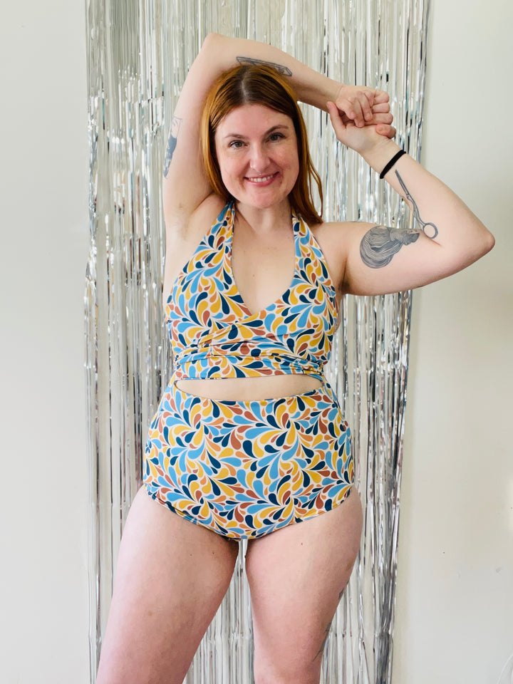 Selka Swimsuit in Blue Honey