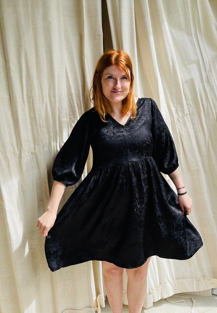 Monique Dress in Obsidian Floral
