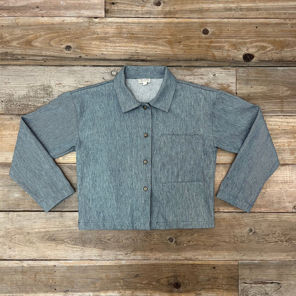 Garden Jacket in Raw Denim