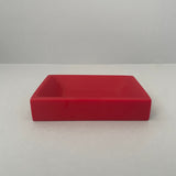 Red Resin Soap Dish