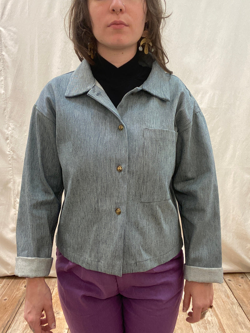 Garden Jacket in Raw Denim