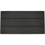 Black Rectangular Wood Tray