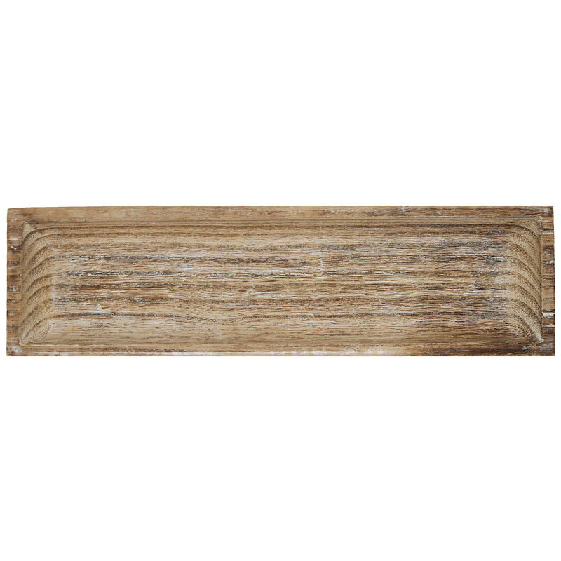 Rustic Rectangular Wood Tray