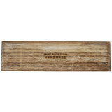 Rustic Rectangular Wood Tray