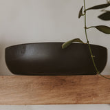 Black Decorative Wood Bowl