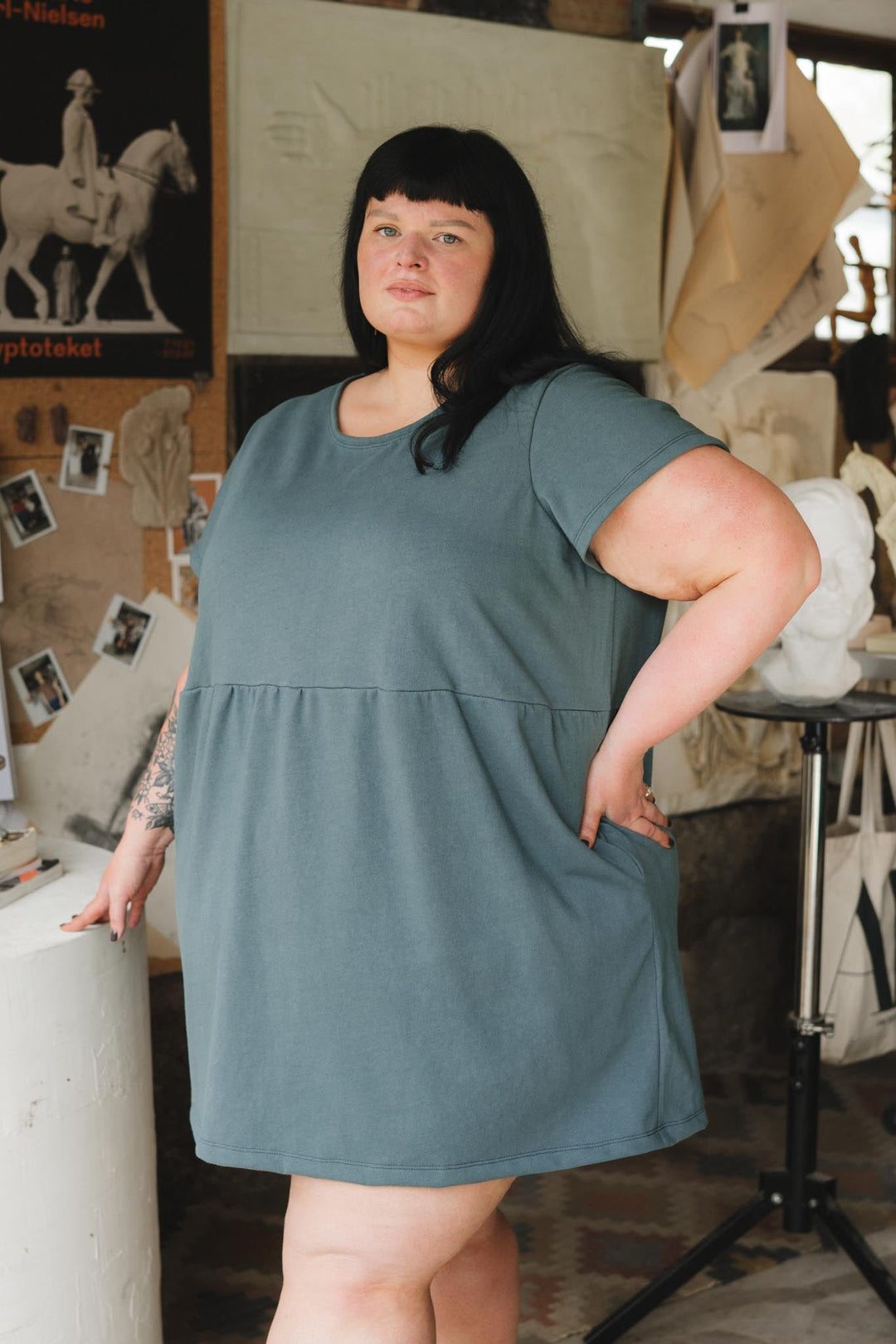 Porch Dress (Updated) in Aegean