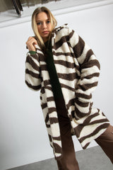 Swirl Sherpa Coat