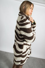 Swirl Sherpa Coat
