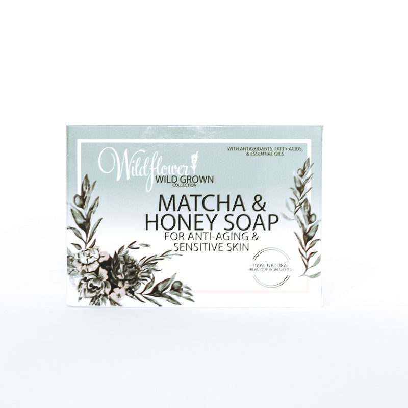 Matcha & Honey Soap for Anti-aging and Sensitive Skin