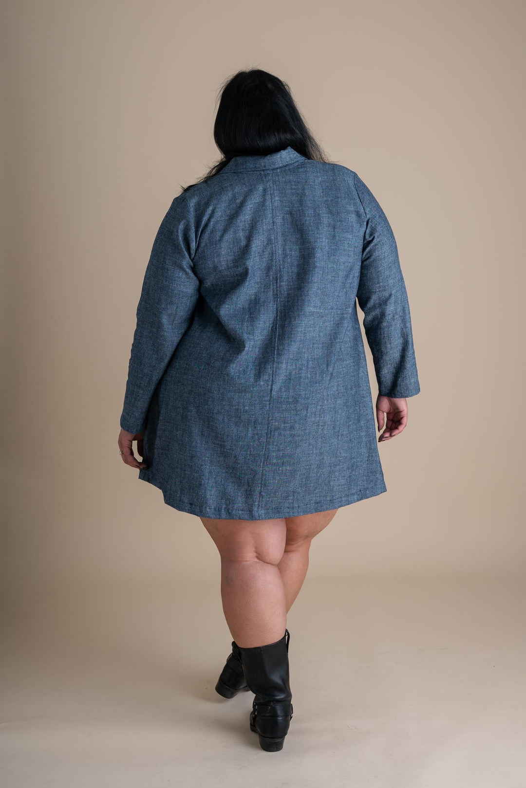 Highland Jacket (Updated) in Indigo Chambray