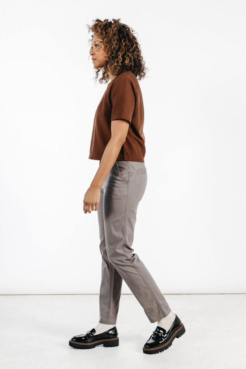 Leona Shirt / Russet Chevron