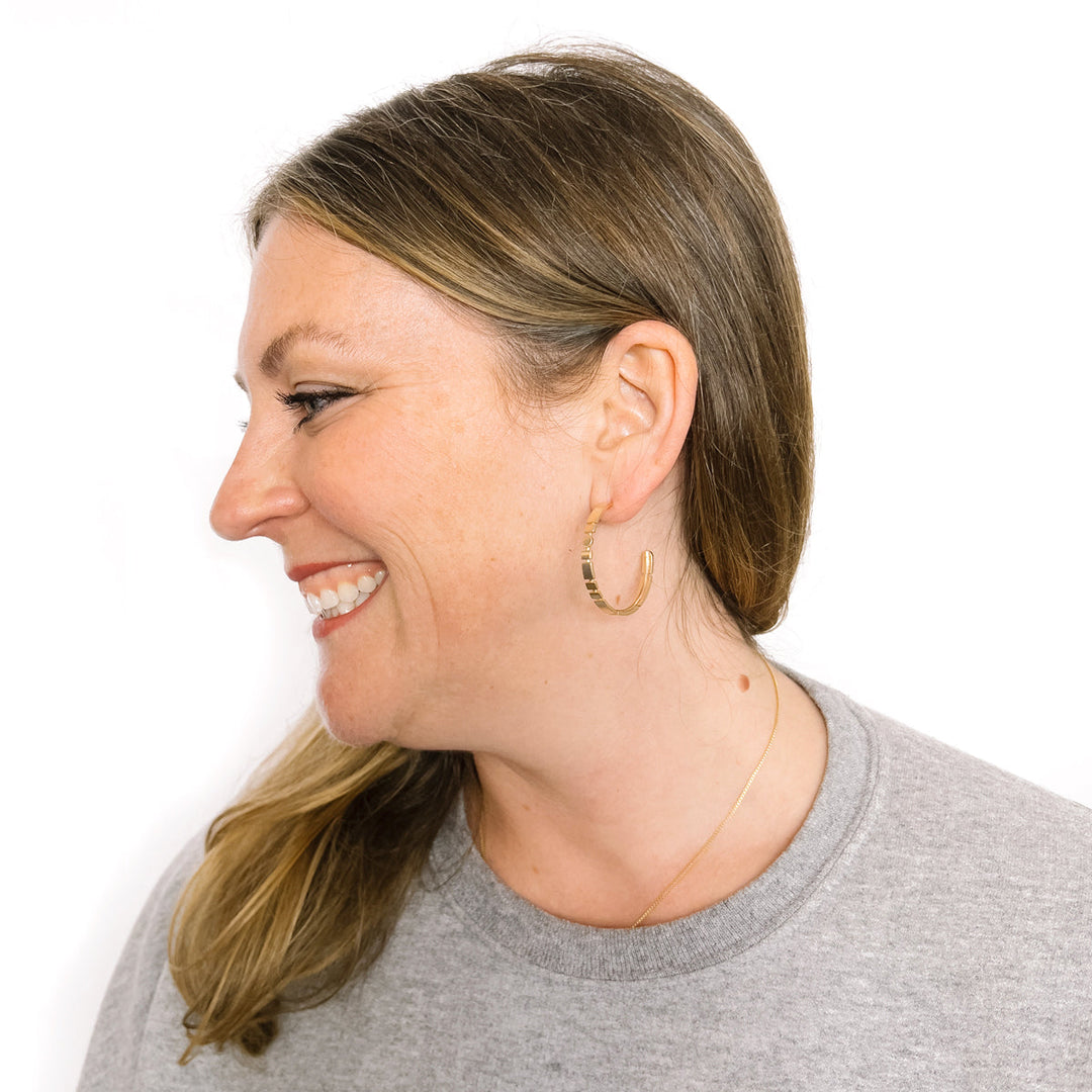 Leviga hoop earrings