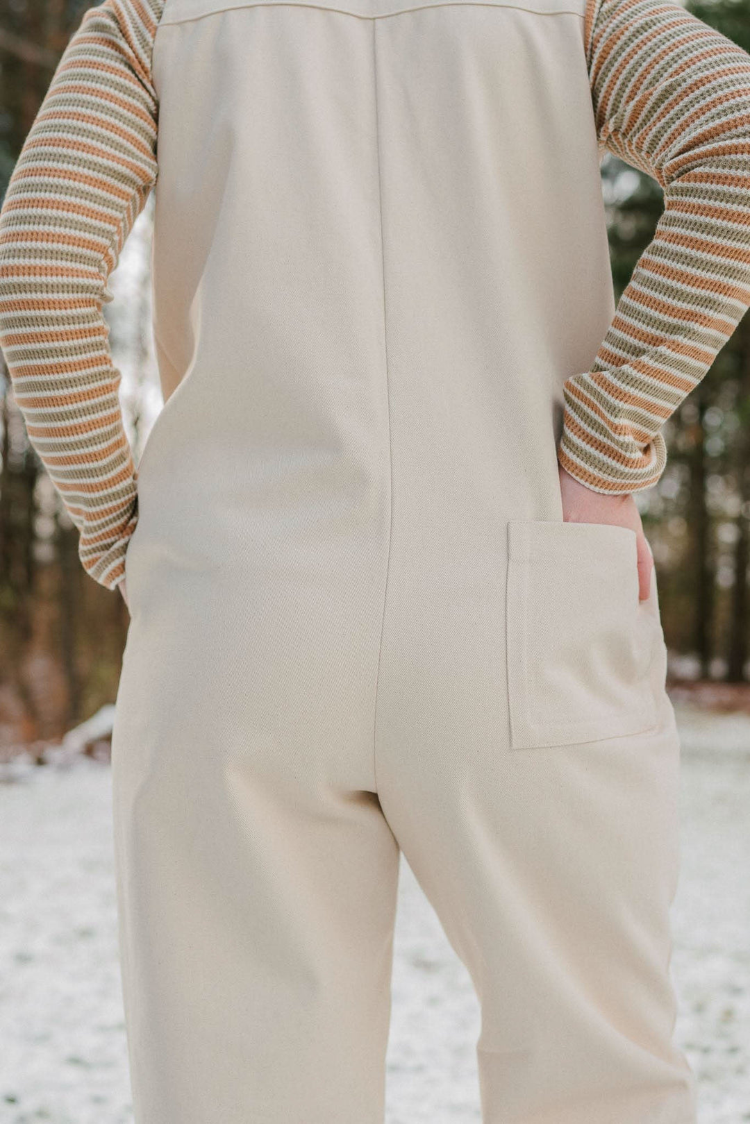 Rebel Denim Jumpsuit in Natural Denim