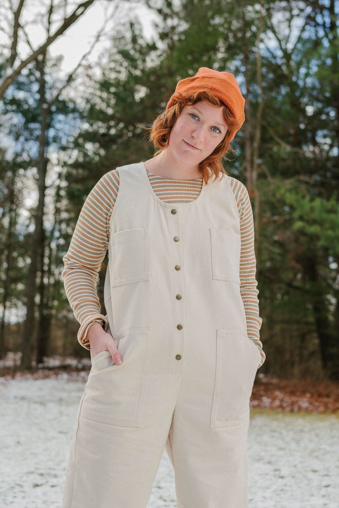 Rebel Denim Jumpsuit in Natural Denim