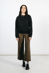 Linnton Crew Sweatshirt / Black.