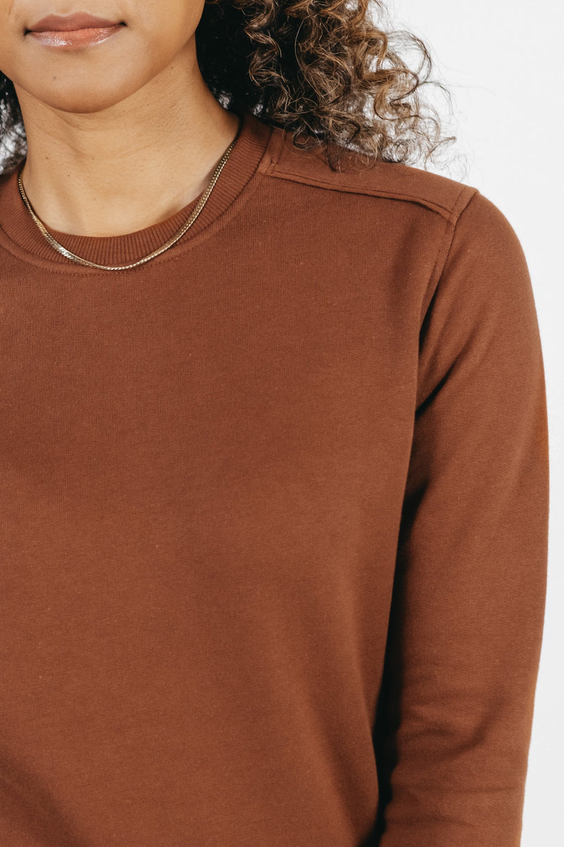 Linnton Crew Sweatshirt / Burnt Umber