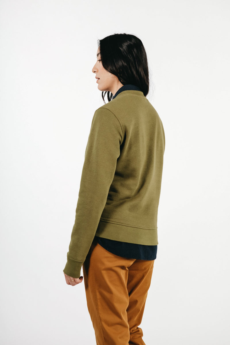 Linnton Crew Sweatshirt / Olive