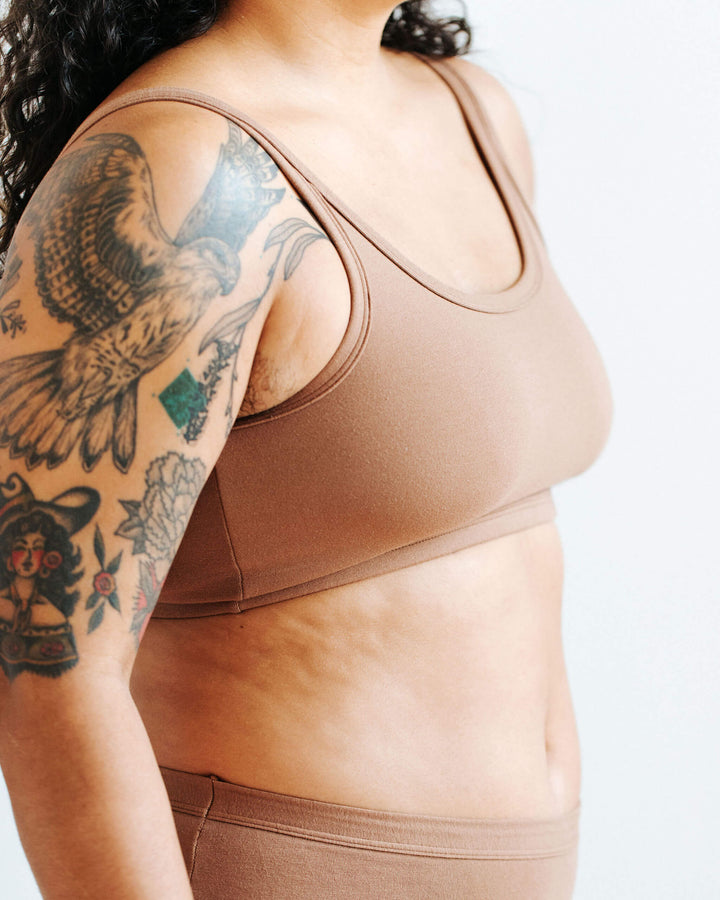Longline Bra Hazelnut