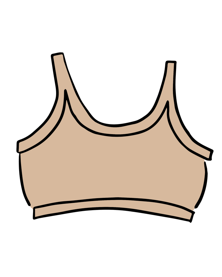 Longline Bra Pine Nut