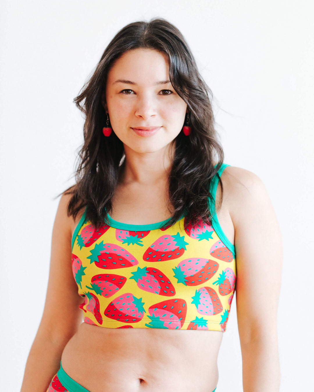 Longline Bra Strictly Strawberry