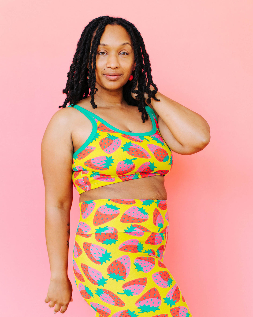 Longline Bra Strictly Strawberry
