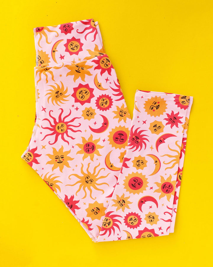 High Rise Ankle Leggings Luna y Sol