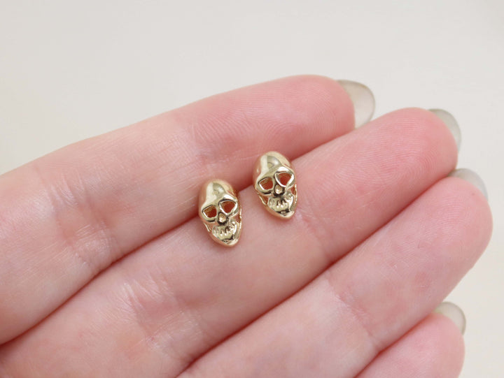 Memento Mori Skull Stud Earrings
