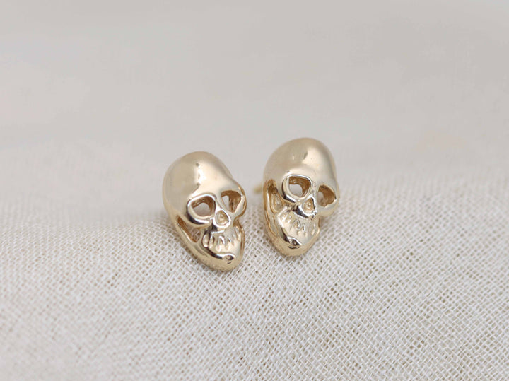 Memento Mori Skull Stud Earrings