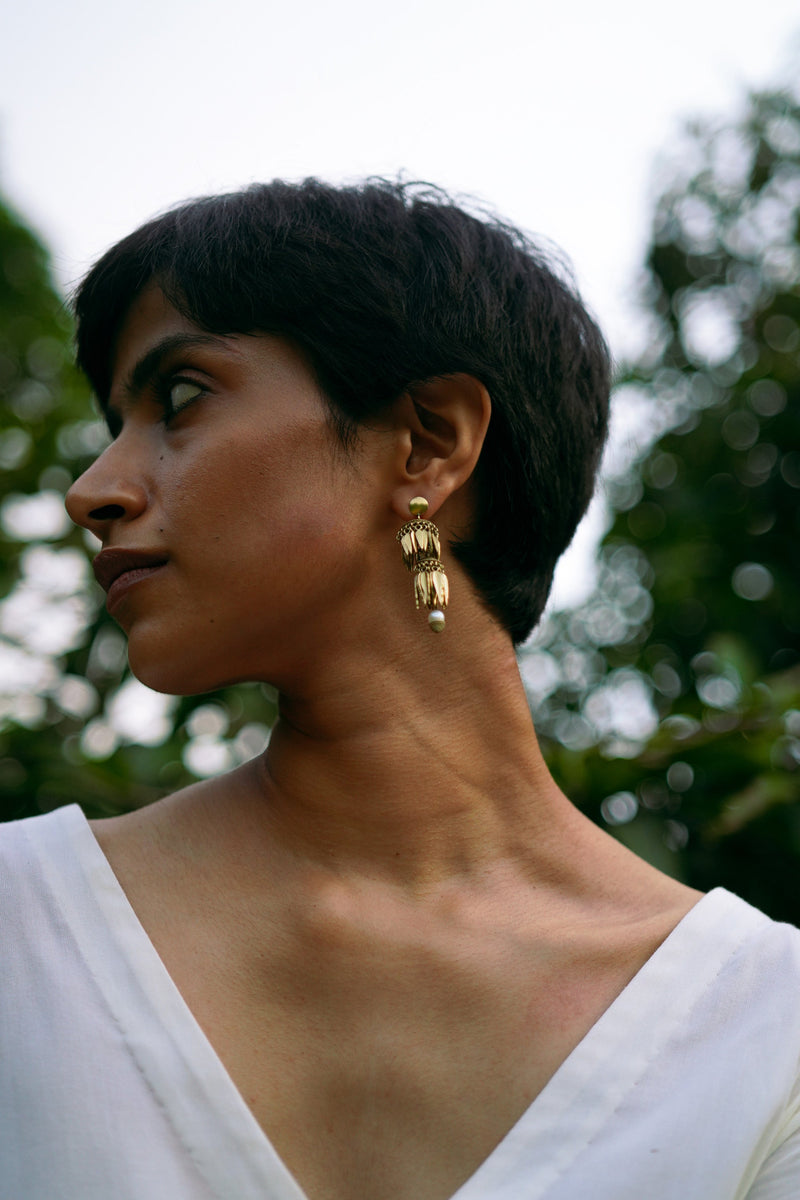 Mango Jhumka Earrings