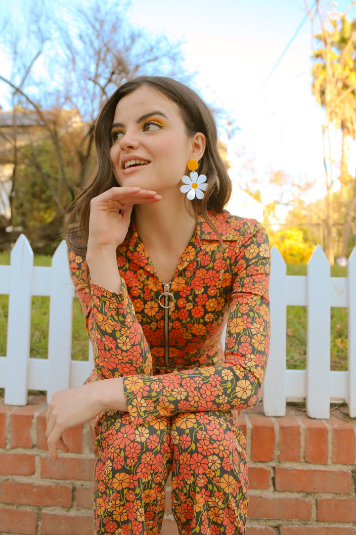 Daisy Earrings in Full