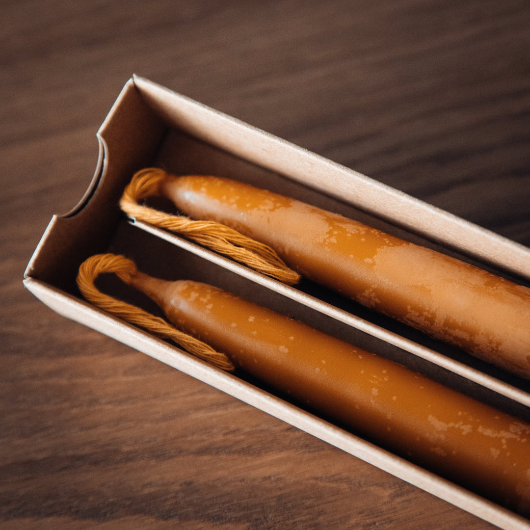 Melissa Taper Beeswax Candles