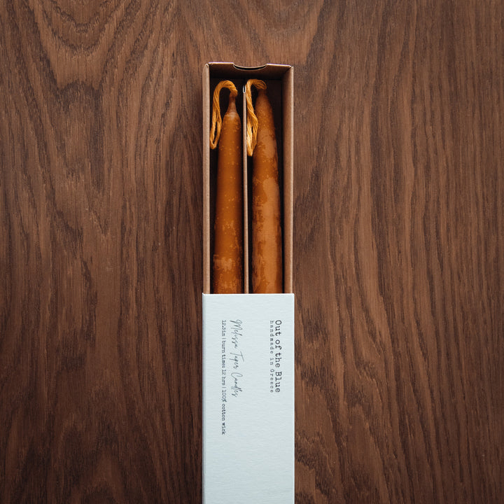 Melissa Taper Beeswax Candles