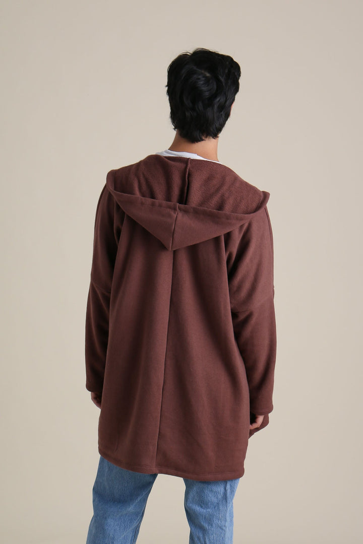 Cocoon Coat in Chestnut