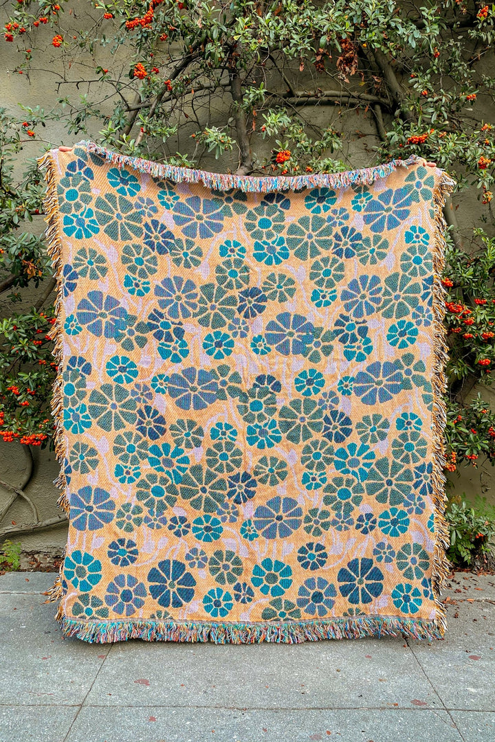 Marigold Woven Throw Blanket