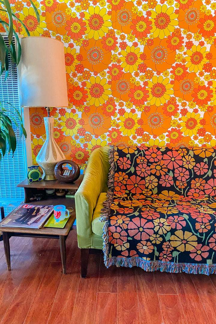 Marigold Woven Throw Blanket