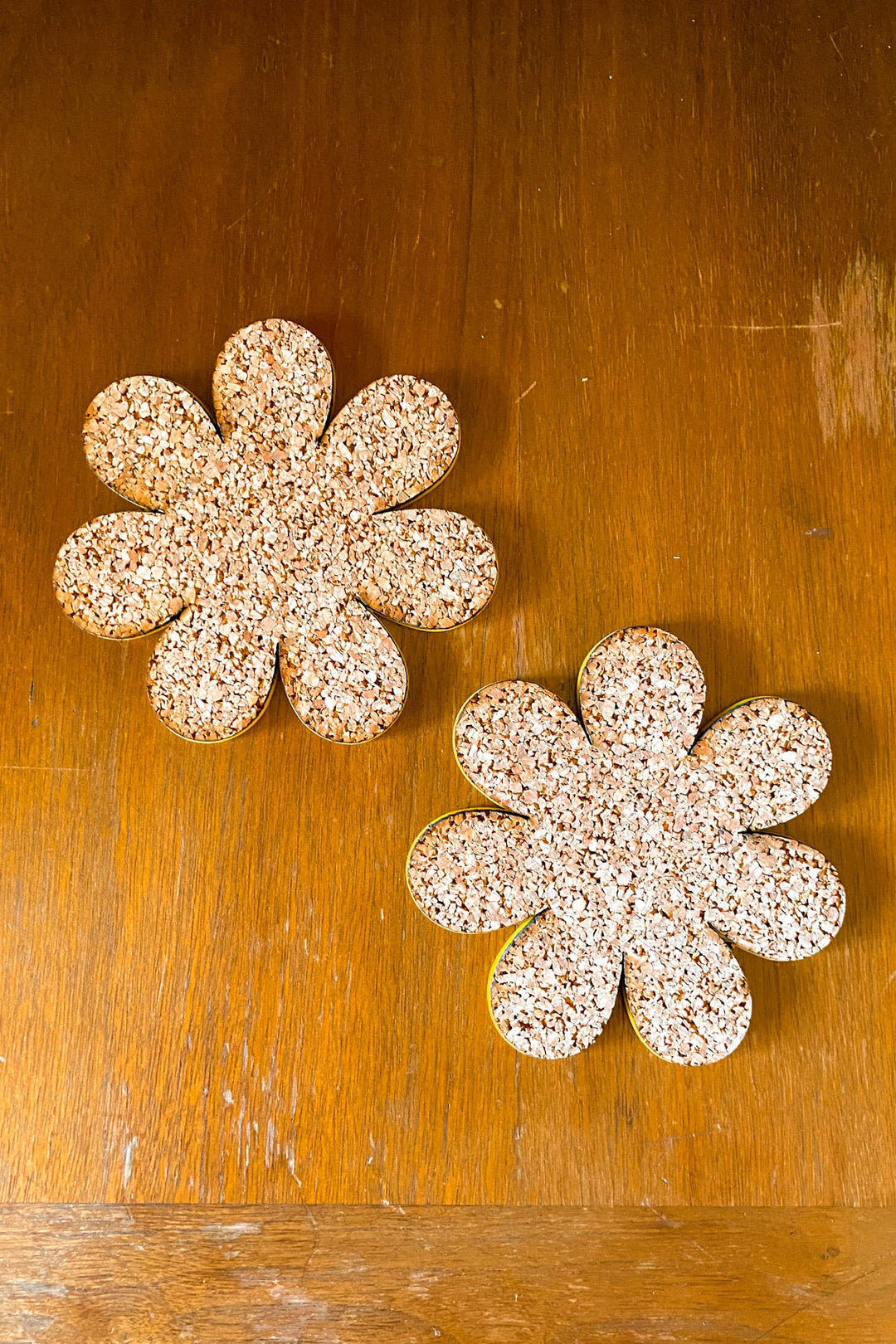 Daisy Coasters in White